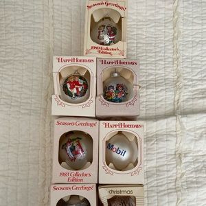 Lot of 7 Vintage Christmas Ornaments